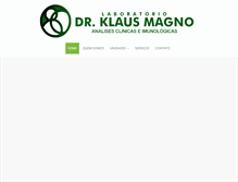 Tablet Screenshot of klausmagno.com.br